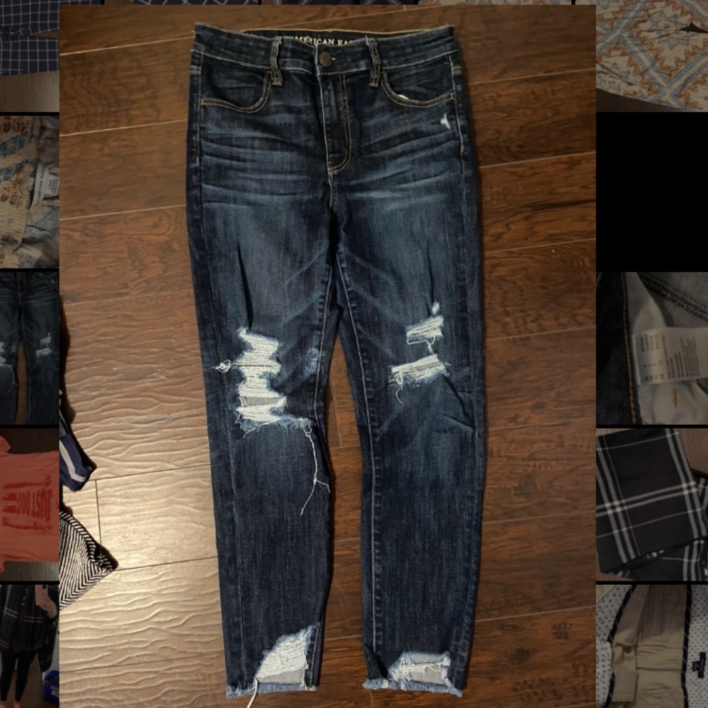 Ripped jeggings